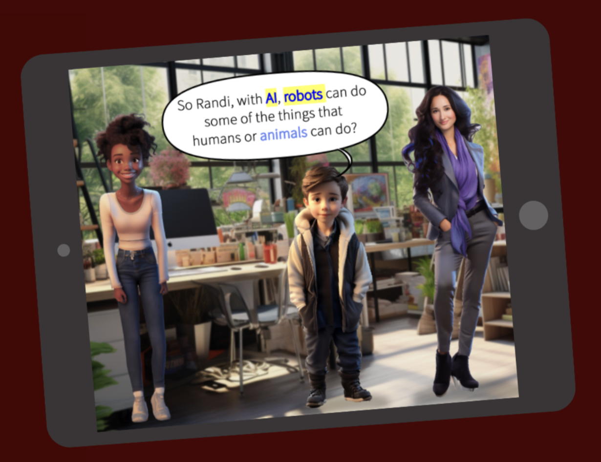 interactive ai storybook